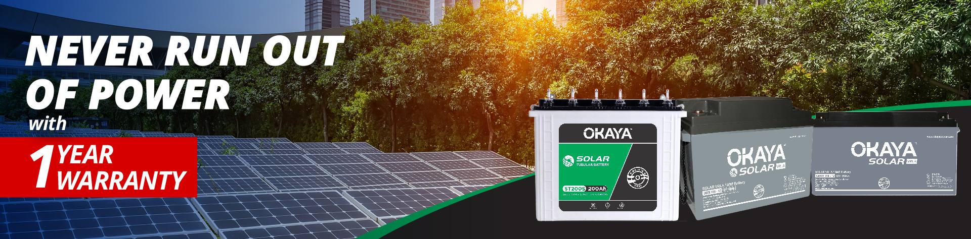 Panabiz - Okaya Solar Batteries